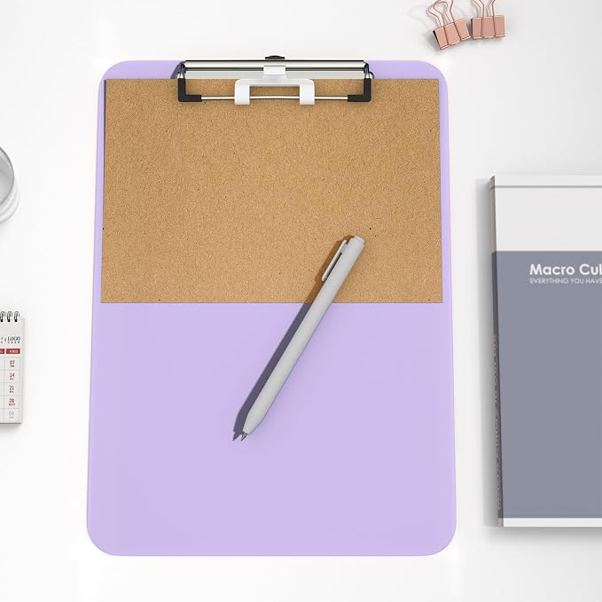 Hongri Plastic Clipboard with Pen Holder, Nurses and Women, Low Profile Clip - Image 8