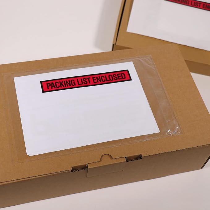 iMailer - 200 Pack 7.5x5.5 inches Packing List Enclosed Envelopes - Image 4