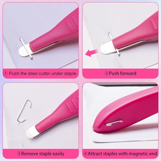 THINKLEARN Magnetic Staple Remover 5 Pack | Ergonomic Staple Puller, Quick and - Image 6