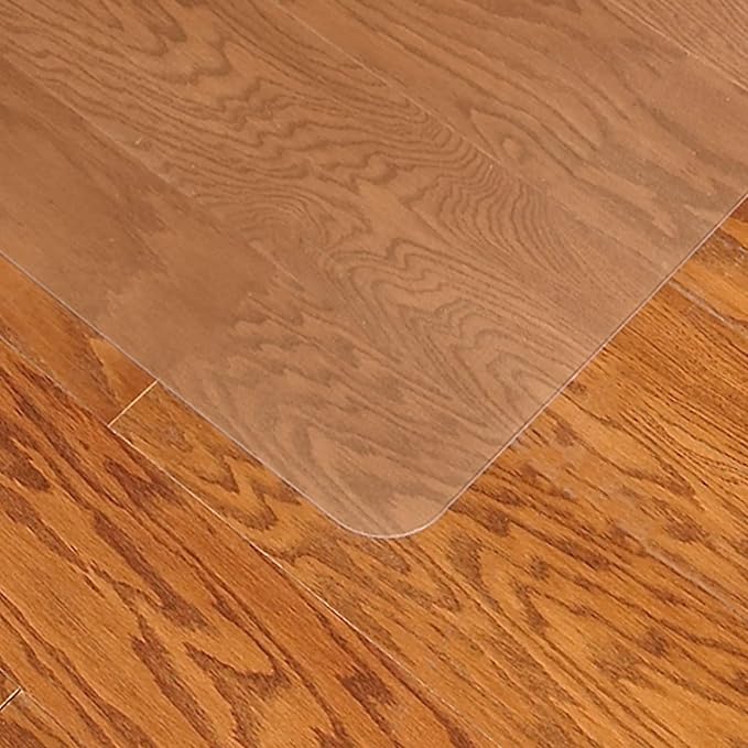 Staples Office Chair Mat, Hard Floors, Textured Underside, 60 x 46 Inch - Image 3