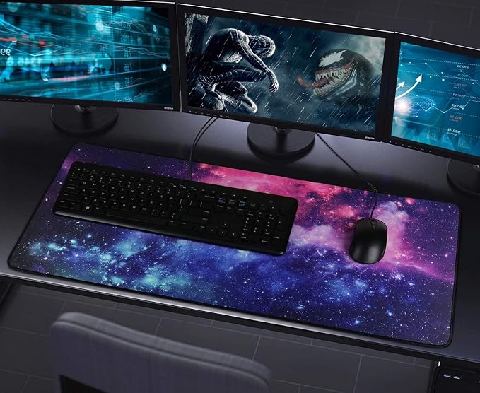 Gaming Mouse Pad with Stitched Edges, Durable Non-Slip Natural Rubber Base - Image 7