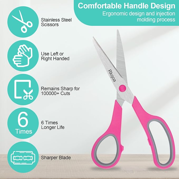 24 Scissors Set, High/Middle Student Teacher, Right/Left Handle - Image 4