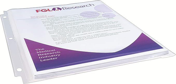 Avery Clear High-Capacity Sheet Protectors, Hold 50 Sheets, Heavyweight - Image 9
