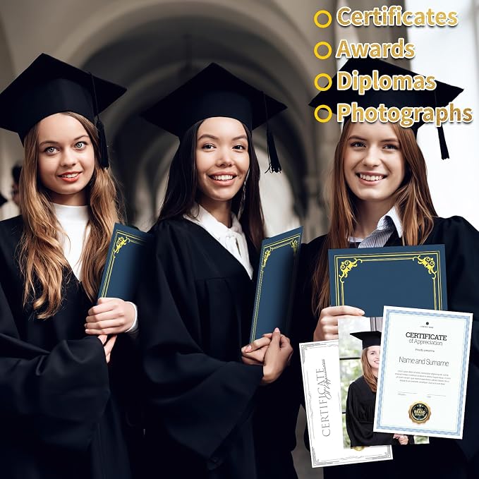 80 Packs Certificate Holders, Diploma Holders, Certificate Folders - Image 7