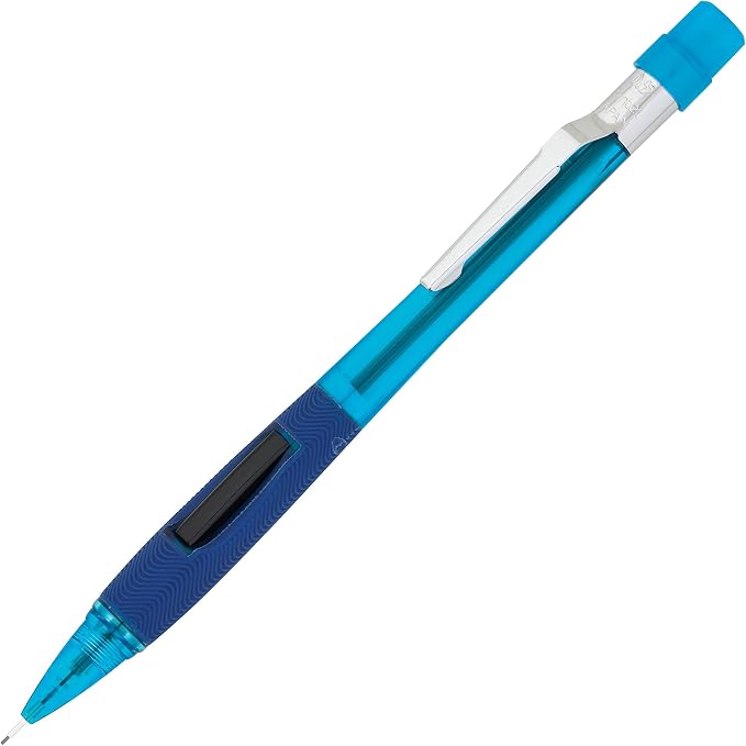 Quicker Clicker Mechanical Pencil Transparent Blue Barrel - Image 2