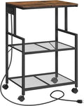 MAHANCRIS Mobile Printer Stand, 3-Tier Industrial Printer Cart by MAHANCRIS