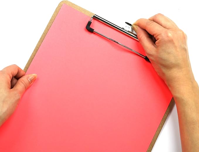 Officemate Recycled Wood Clipboards, Low Profile Clip, 6 Pack Clipboards - Image 8