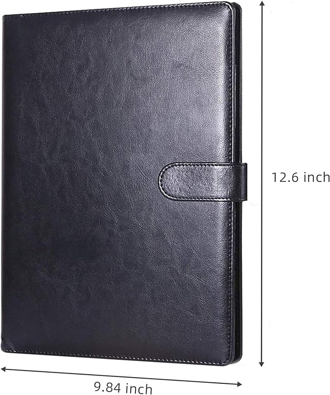 Mymazn Padfolio, Portfolio Folder, Legal Pad Holder, Resume Folder | Faux - Image 2