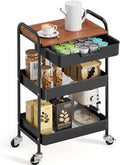 TOOLF 3-Tier Utility Rolling Cart by TOOLF