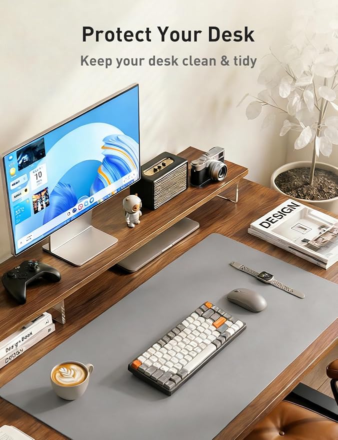 Aothia Faux Leather Desk Mat - Image 8