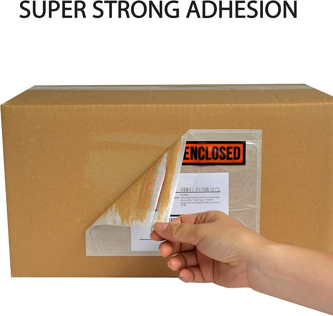 1000 PCS 4.5"x 5.5" Clear Self-Adhesive Packing List Envelopes - Image 3