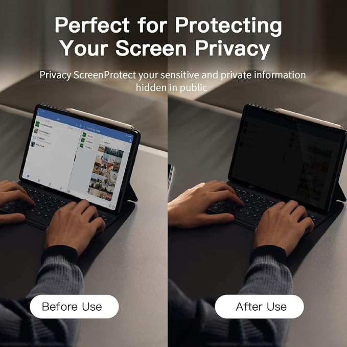 360° Privacy Screen Protector for iPad Pro 13 inch M4 7th Generation, iPad Pro - Image 5