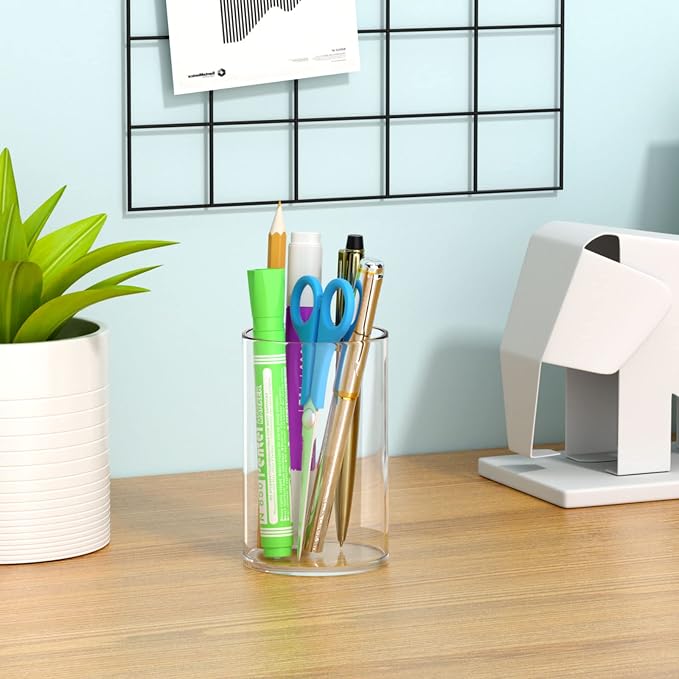 NIUBEE Clear Acrylic Pen Holder - Image 7