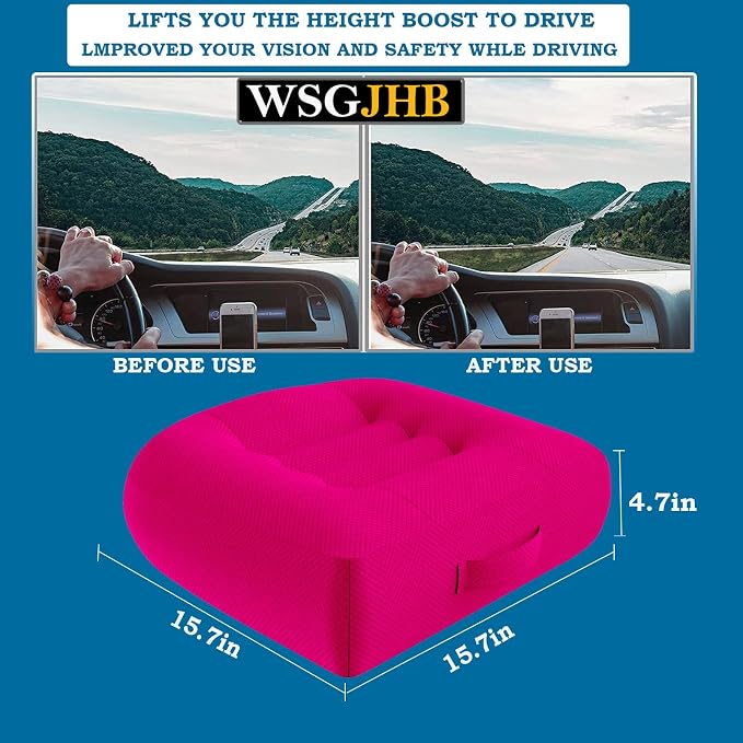 WSGJHB Seat Cushion Pillow for Office Chair/Car, Comfort Car Booster | Seat - Image 3
