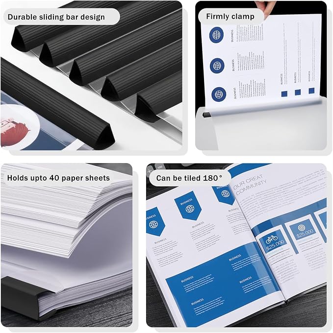 JOERSH 20 Pcs Clear Report Covers - Image 4