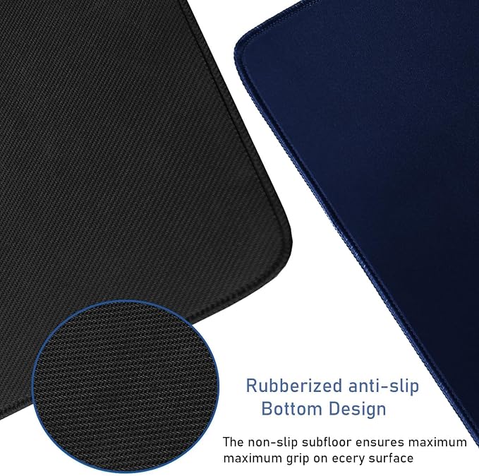 Large Gaming Mouse Pad with Stitched Edges, 47.3 X 23.6 in Desk Pad Durable - Image 3