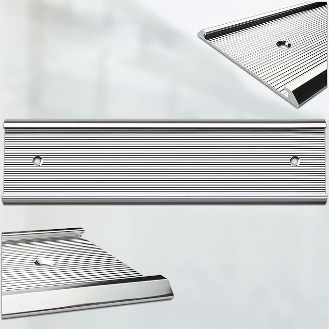 10 Pack 2” x 10” Aluminum Name Plate Holders - Image 2