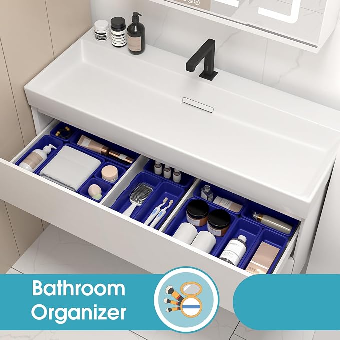6 PCS Drawer Organizer Set, 3 Size Makeup Drawer Divider Organizer - Image 7