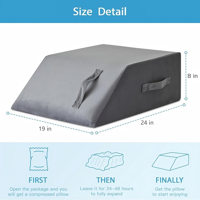 MEGCXIT Leg Pillow Elevation Blood Circulation, Leg Wedge - Image 4