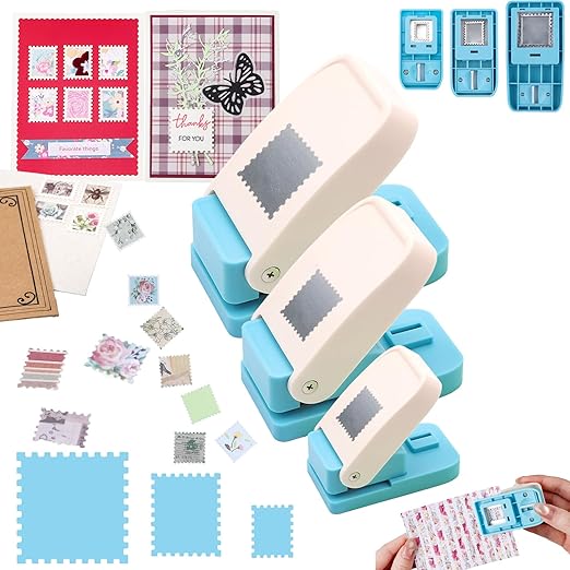 BAOFALI 3Pcs/Set Stamp Punch, 0.6 x 0.5 inch, 1 x 0.8 Inch, 1.5 inch by BAOFALI