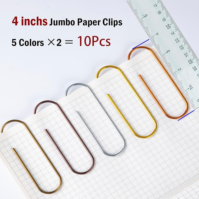 4" Inch Big Paper Clips - Image 2