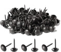 Piutouyar 200 Pcs Black Upholstery Tacks Antique Metal Thumb Tacks Round Head by Piutouyar
