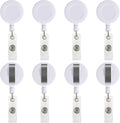 JANYUN 100 Pcs Badge Reels Retractable Badges Holder by JANYUN