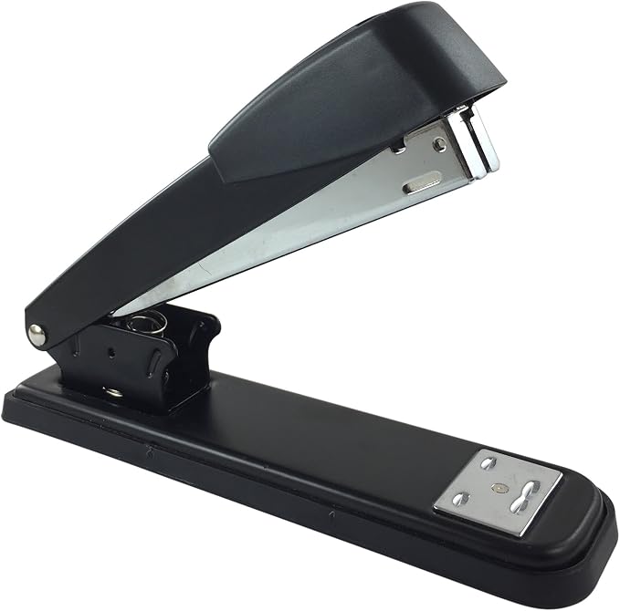 Clipco Stapler with 2000 Staples Each Metal Full Desk Size Black - Image 4