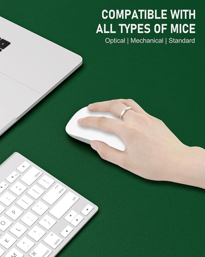 Desk Pad, 35.5" x 17" PU Leather Non-Slip Desk Mat Large Mouse Pad - Image 4