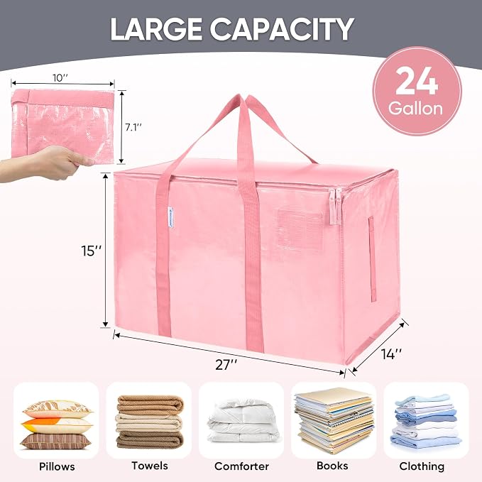 TICONN 2 Pack Extra Large Moving Bags Heavy Duty - Image 5