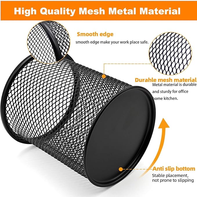 Pen Holder Mesh Pencil Holder Metal Pen Holder Pencil Holder - Image 3