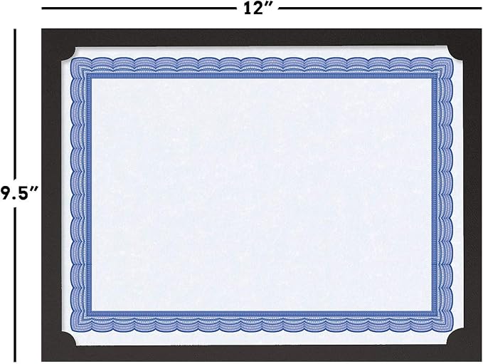 Plain Black Certificate Holders - Image 2