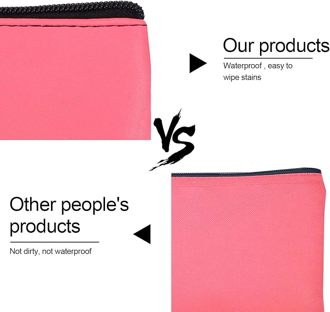 2 Pieces Money Bags with Zipper, 11x6.1 inch Money Pouch, Bank Bag, Cash Bag - Image 5