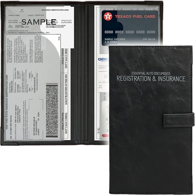 Auto Insurance and Registration Card Holder by PlusXpres