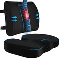 CushZone Ergonomic Seat Cushion & Lumbar Support Pillow by CushZone