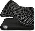 Gel Seat Cushion for Long Sitting Hip Pain, 20x20inch Jumbo Thick Soft & by Helishy