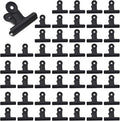 50 Pcs Metal Bulldog Clips, Mini Metal Paper Clips 0.87 in Hinge Clips Small by Unknown