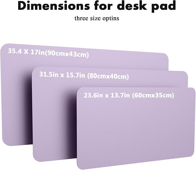 YSAGi Double-Sided Desk Pad, 31.5"x15.7"Leather Desk Mat, Eco Cork Desk Pad - Image 7