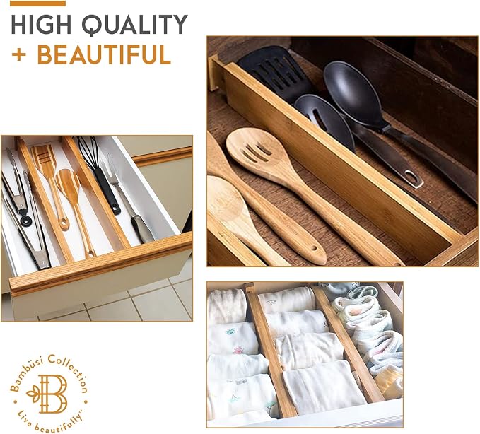 Bambüsi 4-Pack Drawer Divider - Image 8