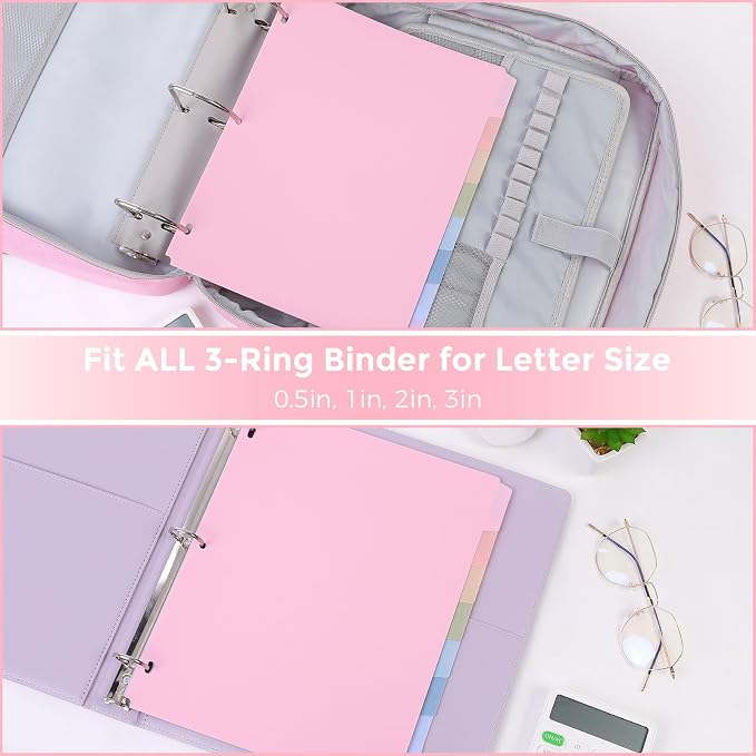 SKYDUE 8 Tab Durable Plastic Dividers - Image 4