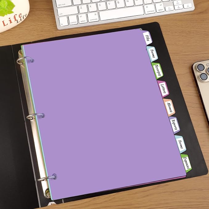 HABGP 24Pcs/3 Set Binder Dividers - Image 9
