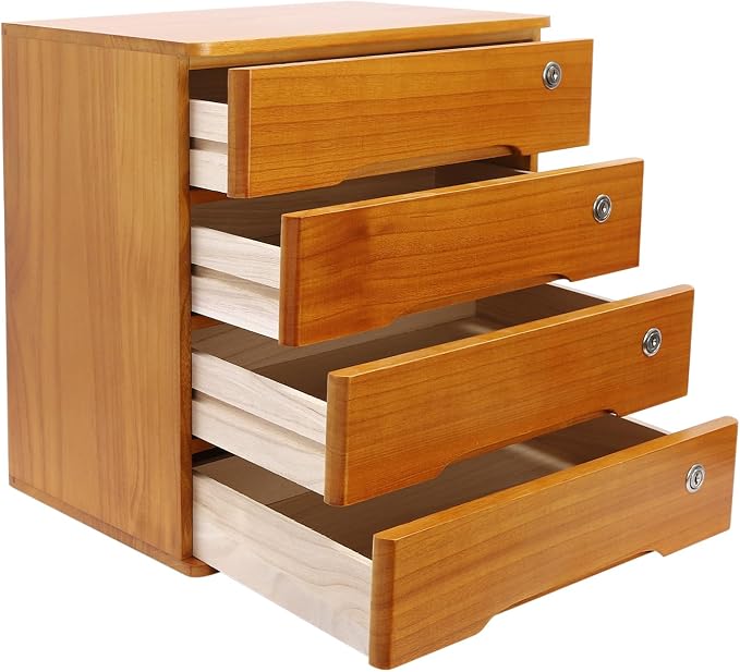 Wooden Desktop Storage Box by LKOEWQZAMX