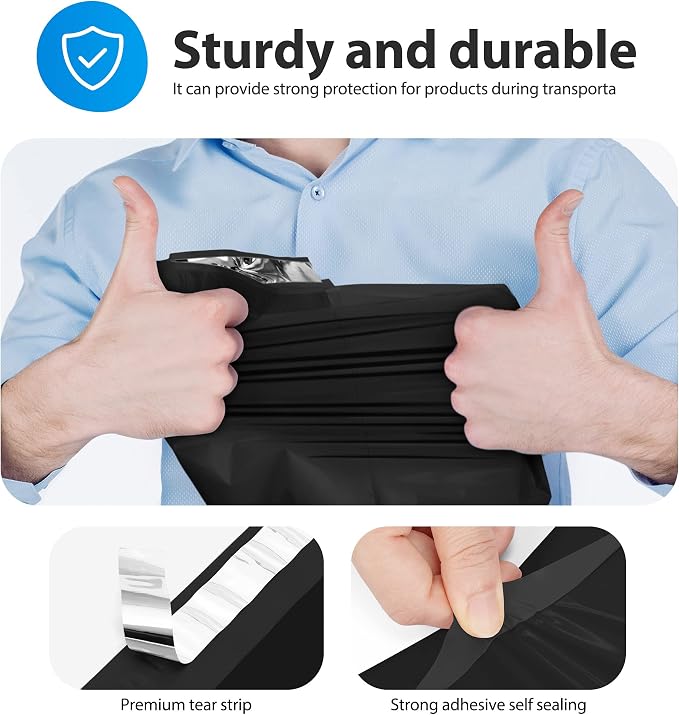 Fuxury 2000 Pcs 14.5x19" Poly Mailers, Waterproof Mailing Envelopes - Image 5