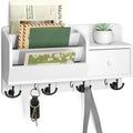 Rebee Vision Key Holder Wall Mount and Mail Organizer : Farmhouse Key and Mail by REBEEVISION