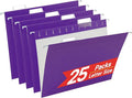 VZCPYTPM 25 Pack Hanging File Folders Letter Size, Reinforced Rods by OfficeSuppliesDirect
