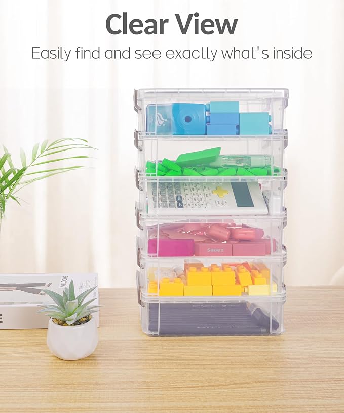 Sooez 6 Pack Small Plastic Containers - Image 4