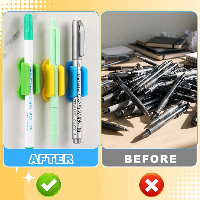 Sherr 60 Pack Adhesive Pencil Holders - Image 6