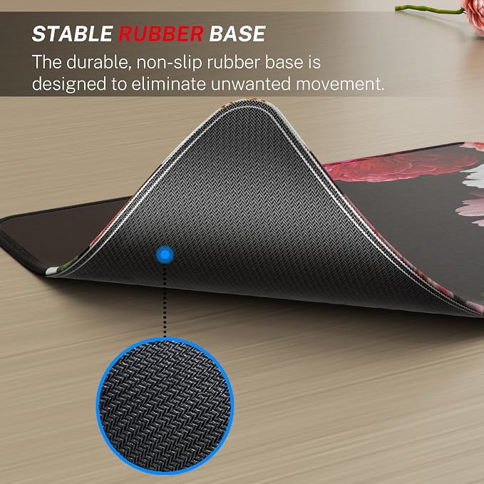 MROCO 3-Pack Mouse Pads, 30% Larger Surface, 8.5 x 11 in, Non-Slip Rubber Base - Image 4