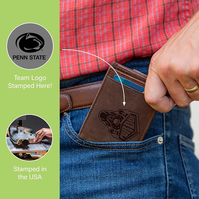Team Sports America NCAA Penn State Front Pocket Slim Wallet - Image 7