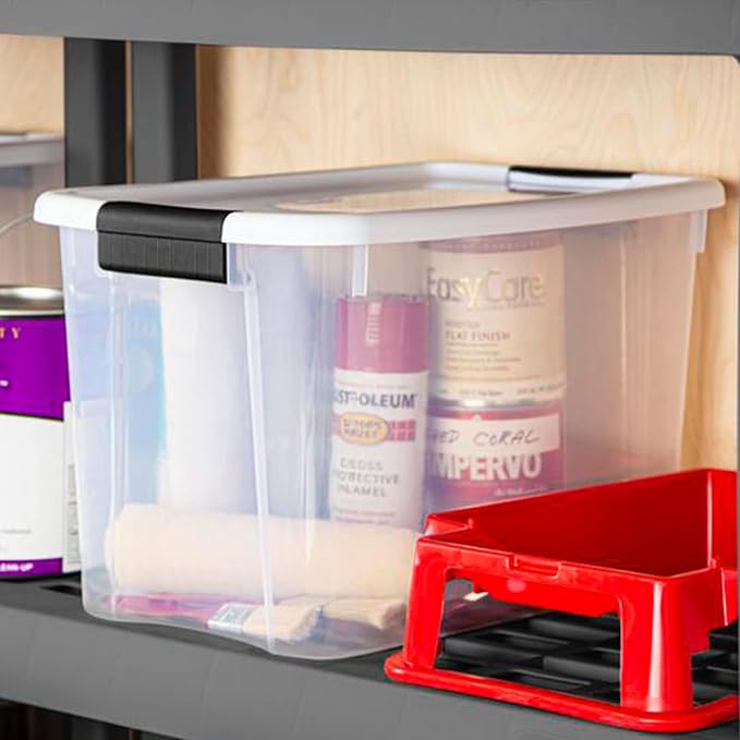 Sterilite 12-Pack 30 Quart Ultra Latch Box, and Closet - Image 7
